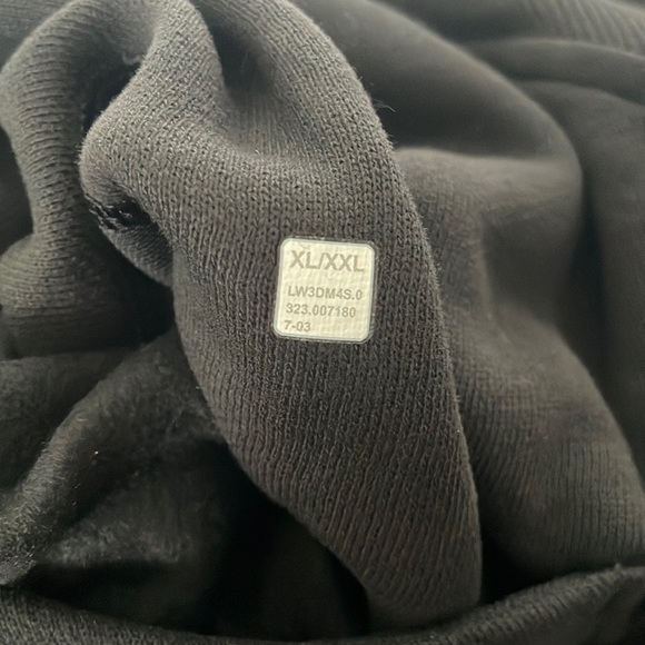 NWT Lululemon Scuba Oversized 1/2 Zip Hoodie Black Size XL/XXL - Picture 7 of 9